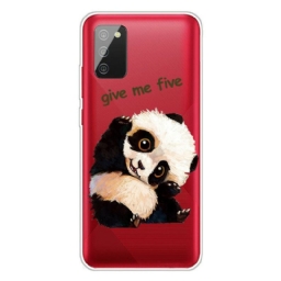 Case Samsung Galaxy A02s Transparent Panda Anna Minulle Viisi