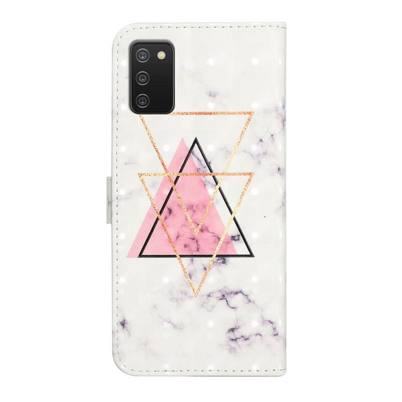 Flip Case Samsung Galaxy A02s Glitter Triangle