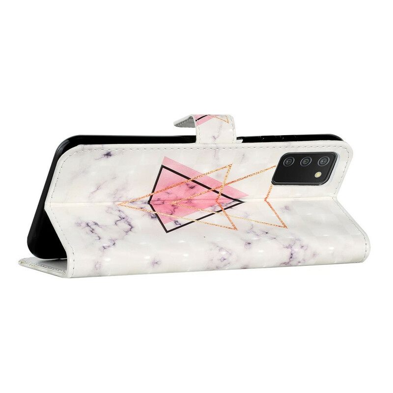 Flip Case Samsung Galaxy A02s Glitter Triangle