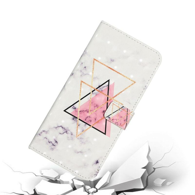 Flip Case Samsung Galaxy A02s Glitter Triangle