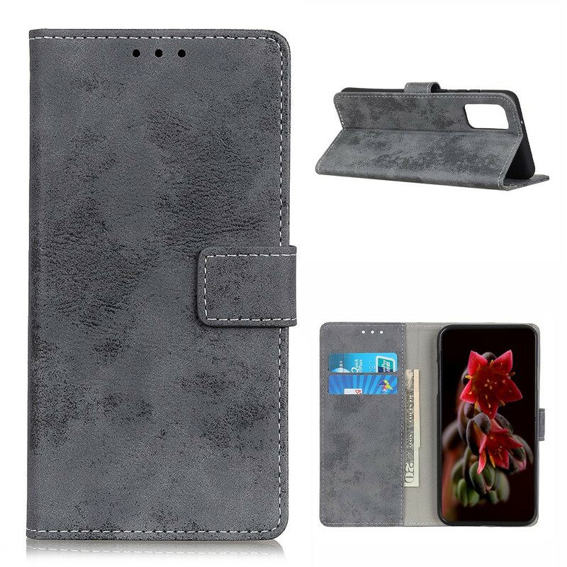 Kotelot Samsung Galaxy A02s Faux Leather Vintage