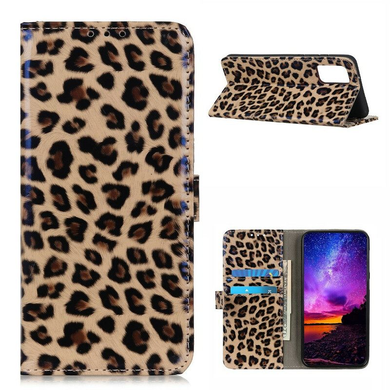 Kotelot Samsung Galaxy A02s Simple Leopard