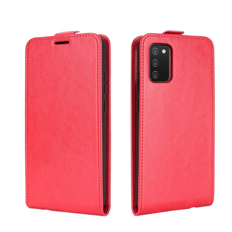 Kotelot Samsung Galaxy A02s Vertical Flap Leather Effect