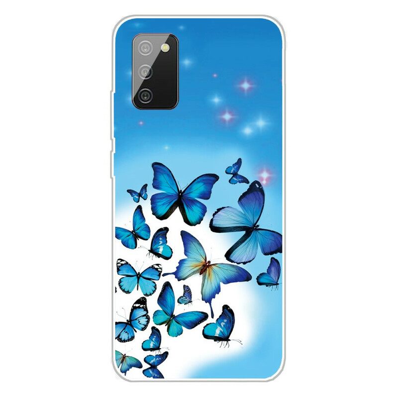 Kuori Samsung Galaxy A02s Butterflies Perhoset