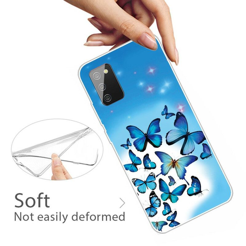 Kuori Samsung Galaxy A02s Butterflies Perhoset