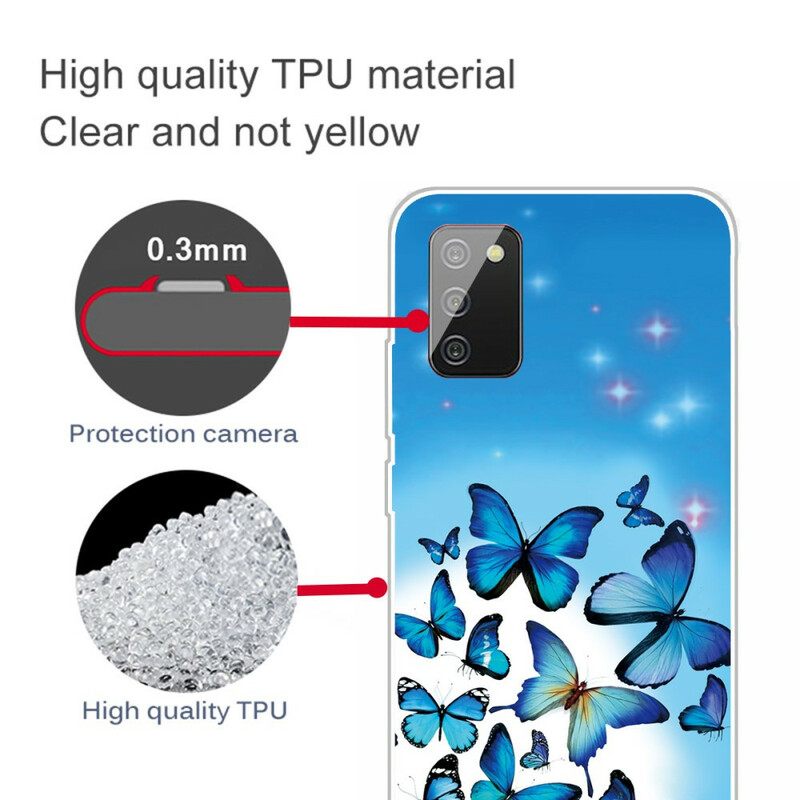 Kuori Samsung Galaxy A02s Butterflies Perhoset