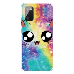 Kuori Samsung Galaxy A02s Cat Cartoon