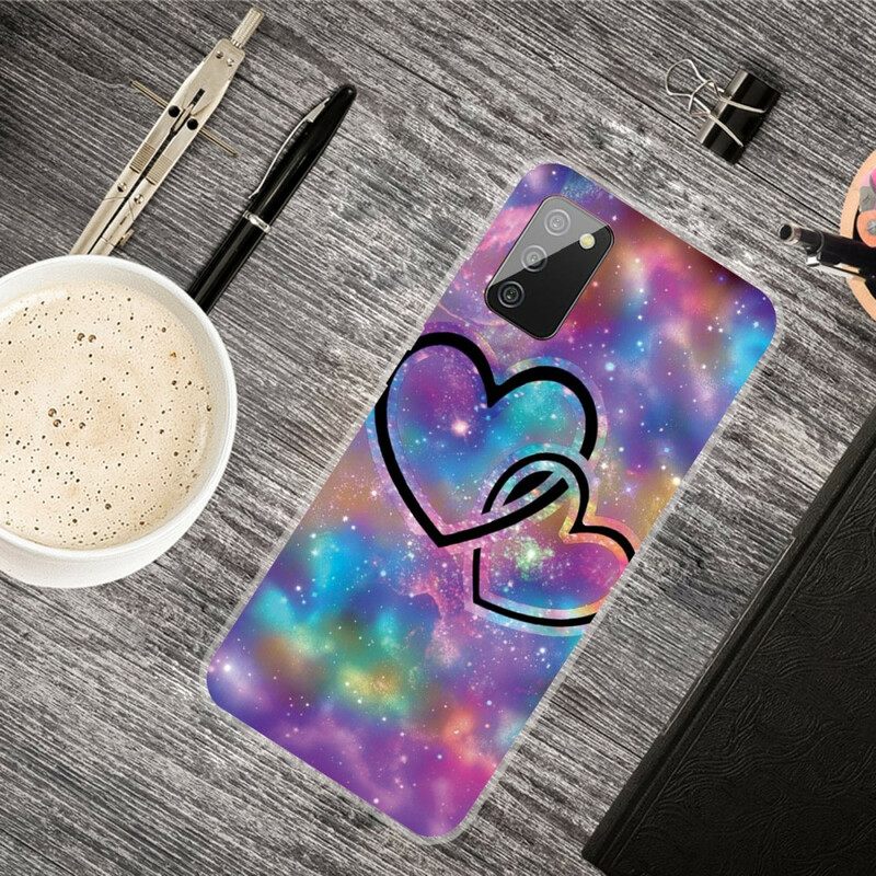 Kuori Samsung Galaxy A02s Chaised Hearts