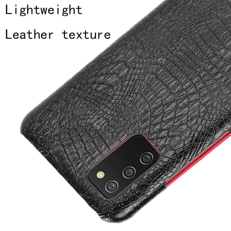 Kuori Samsung Galaxy A02s Crocodile Skin Effect