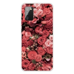 Kuori Samsung Galaxy A02s Intense Flowers