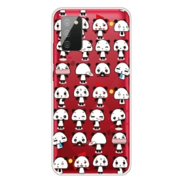 Kuori Samsung Galaxy A02s Seamless Funny Pandas