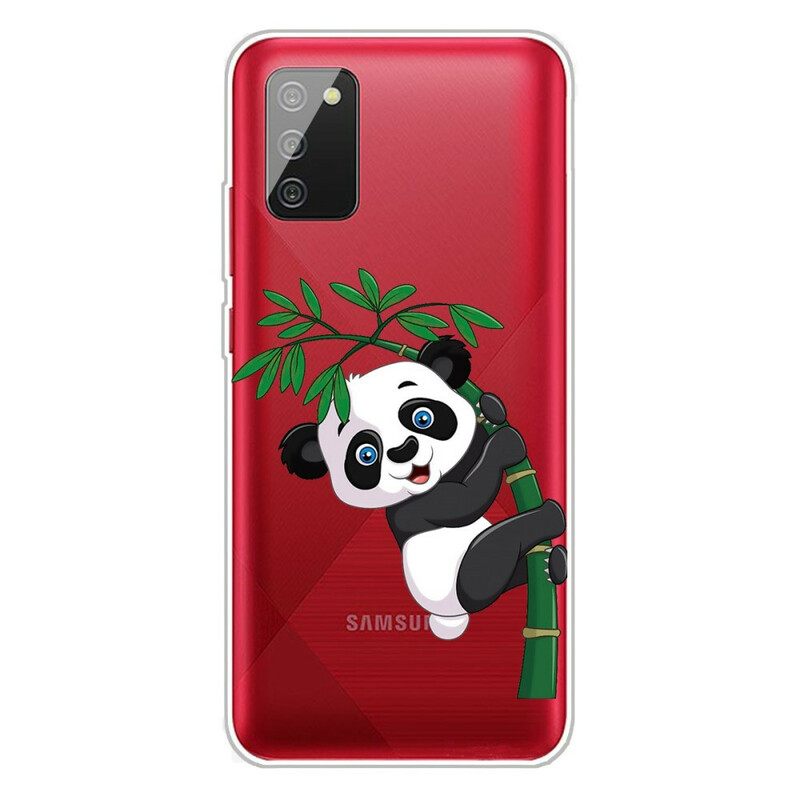 Kuori Samsung Galaxy A02s Seamless Panda On Bamboo