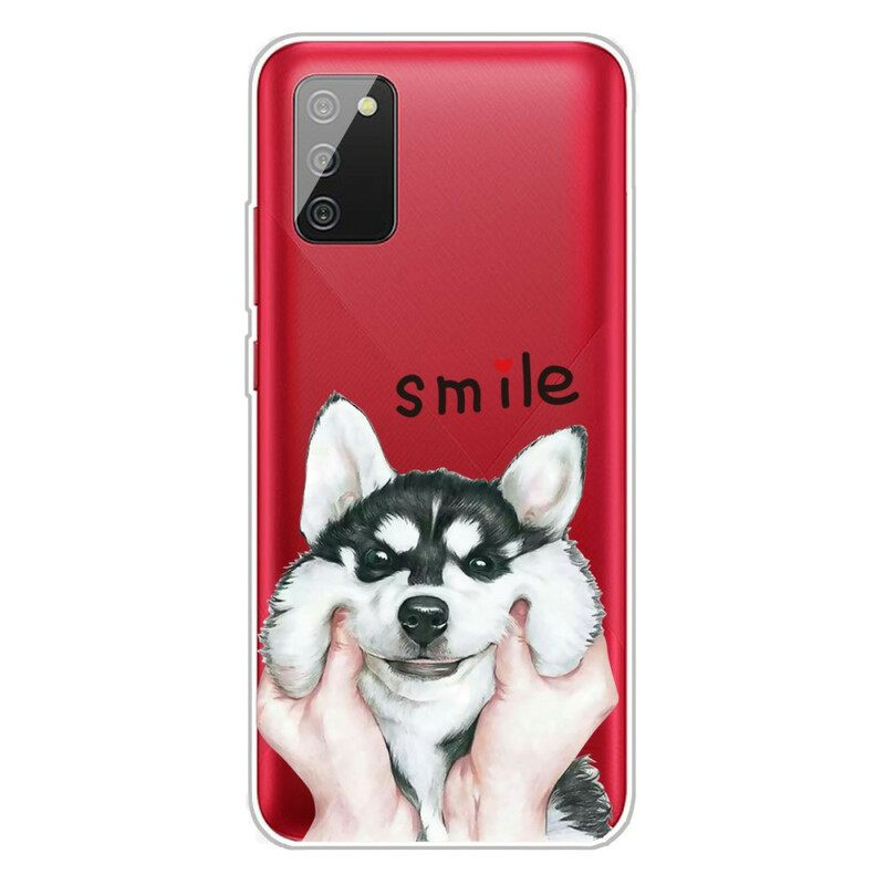 Kuori Samsung Galaxy A02s Smile Dog