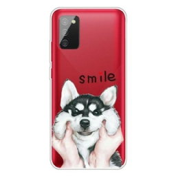 Kuori Samsung Galaxy A02s Smile Dog