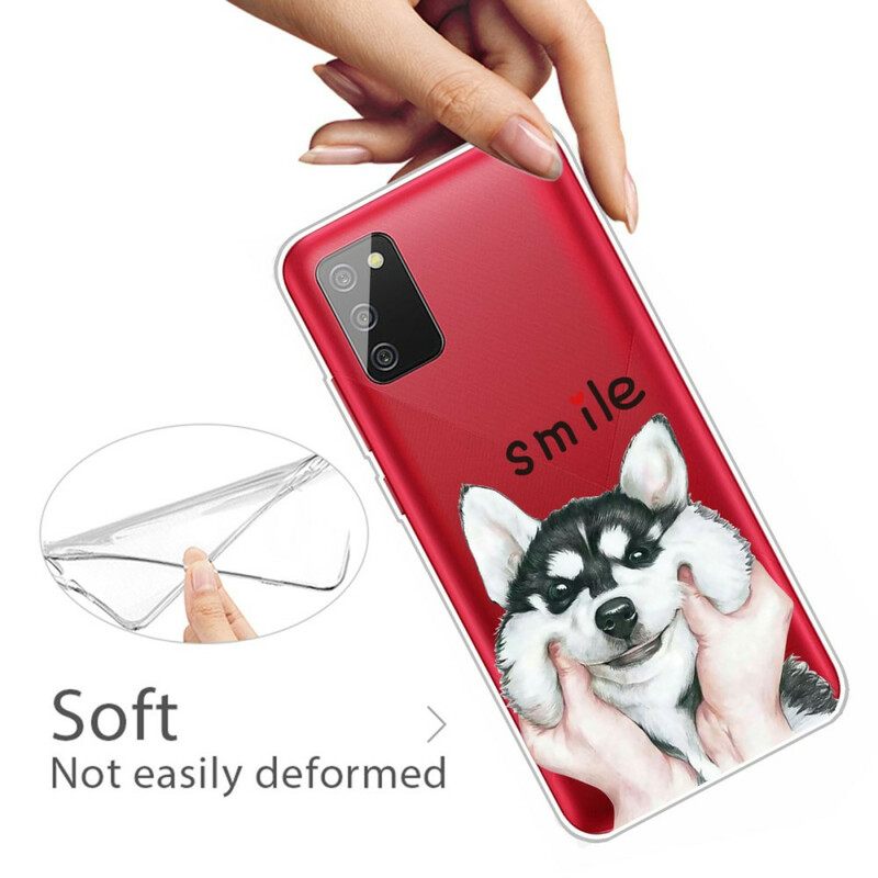 Kuori Samsung Galaxy A02s Smile Dog