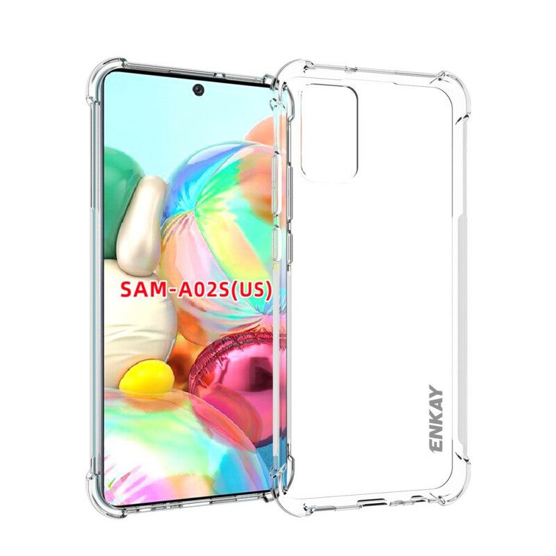 Kuori Samsung Galaxy A02s Transparent Enkay