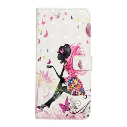 Nahkakotelo Samsung Galaxy A02s Magic Fairy