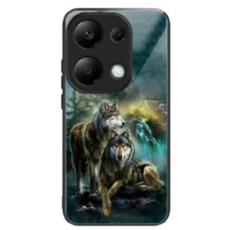 Case Xiaomi Redmi Note 13 Pro 4g Puhelinkuoret Tempered Glass Wolves