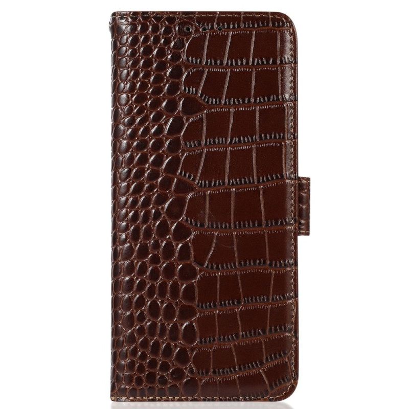 Kotelot Xiaomi Redmi Note 13 Pro 4g Crocodile Design Rfid-estotekniikka