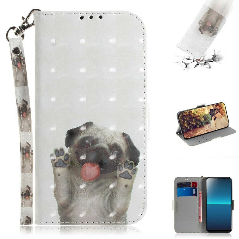 Kotelot Sony Xperia L4 Suojaketju Kuori Love My Dog In Lanyard