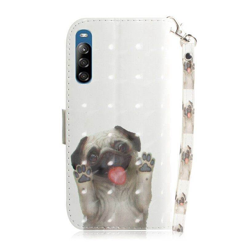 Kotelot Sony Xperia L4 Suojaketju Kuori Love My Dog In Lanyard