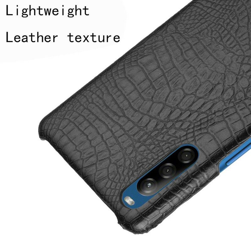 Kuori Sony Xperia L4 Crocodile Skin Effect