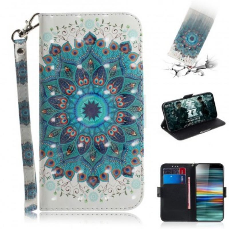 Kotelot Sony Xperia 10 Suojaketju Kuori Magistral Strappy Mandala