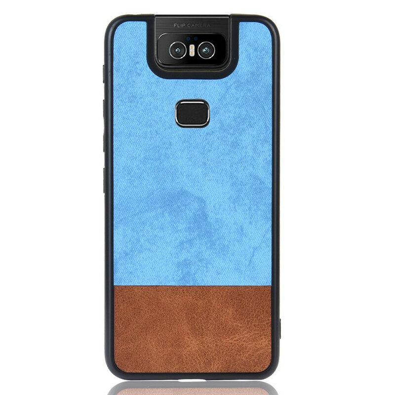 Kuori Asus ZenFone 6 Bicolor Faux Leather