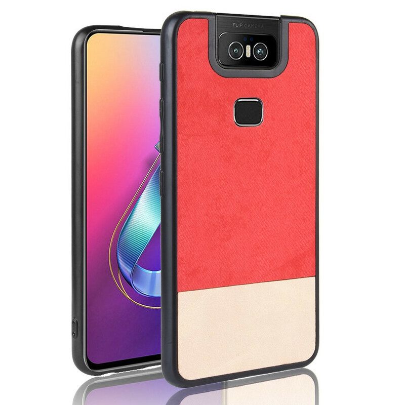 Kuori Asus ZenFone 6 Bicolor Faux Leather