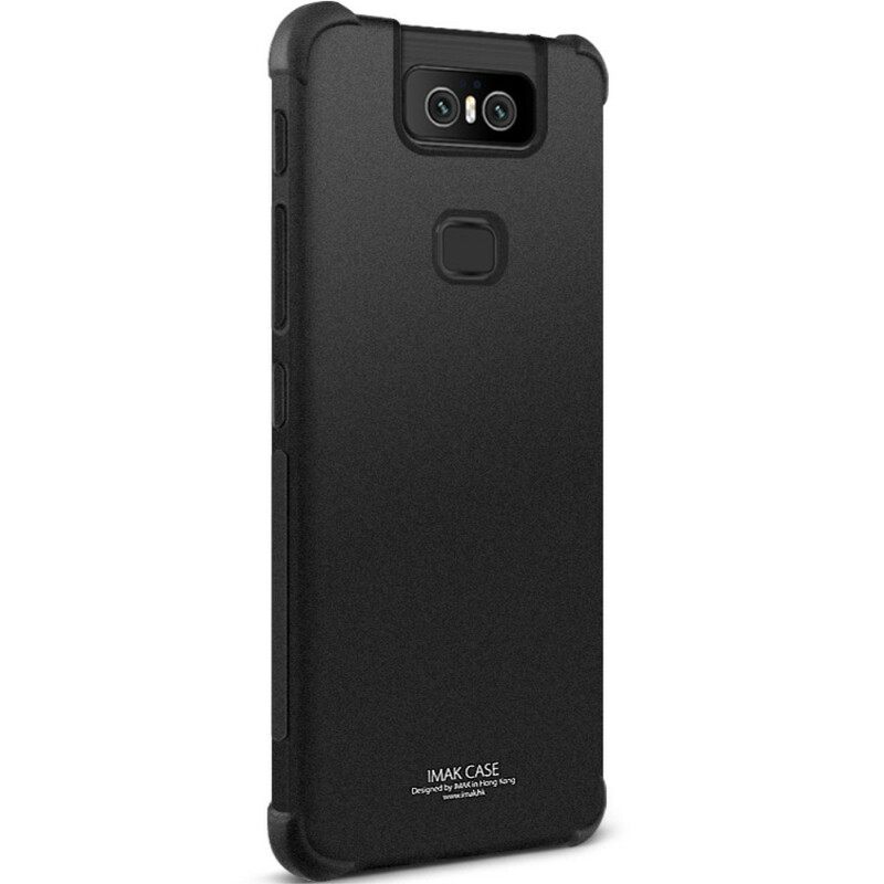 Kuori Asus ZenFone 6 Joustava Silikoni Kalvolla Imak-näytölle