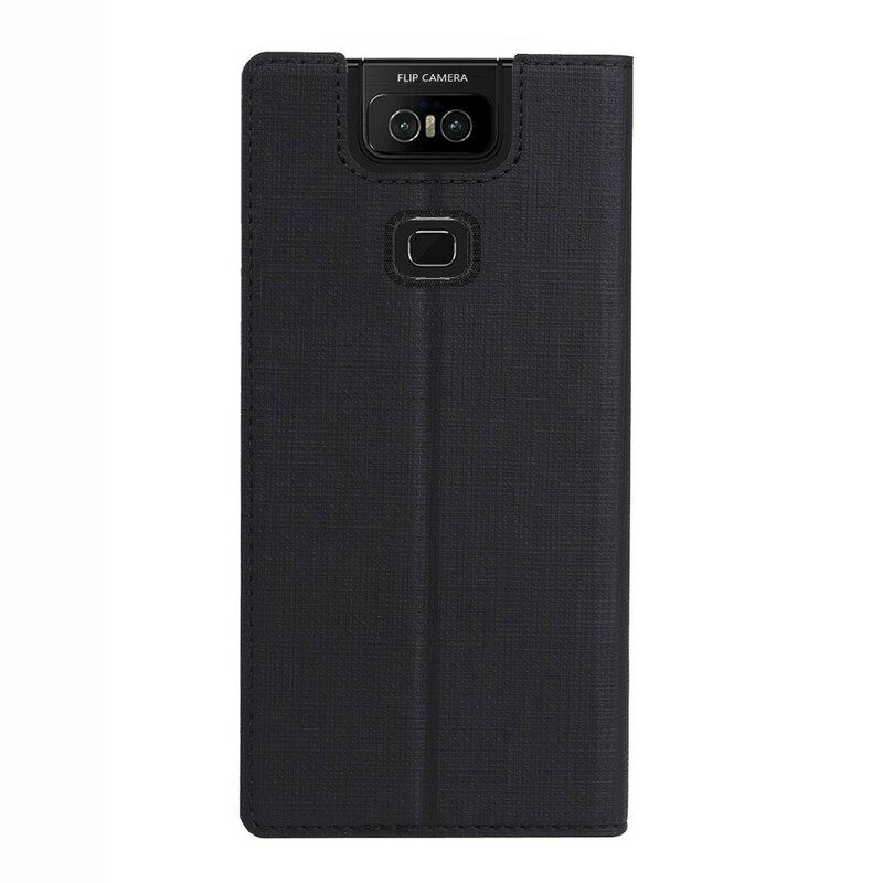 Puhelinkuoret Asus ZenFone 6 Kotelot Flip Teksturoitu