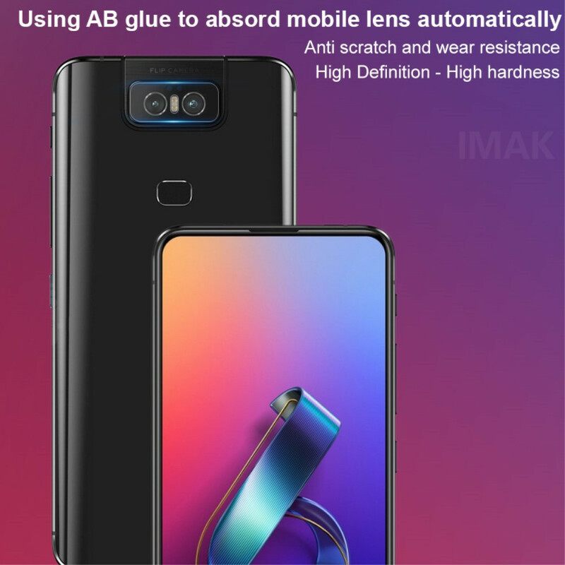 Suojaava Karkaistu Lasilinssi Asus Zenfone 6 Imak Puhelimelle