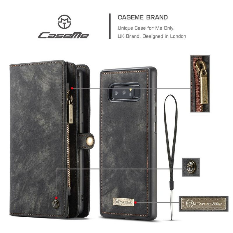 Kotelot Samsung Galaxy Note 8 Caseme Vintage Nahka