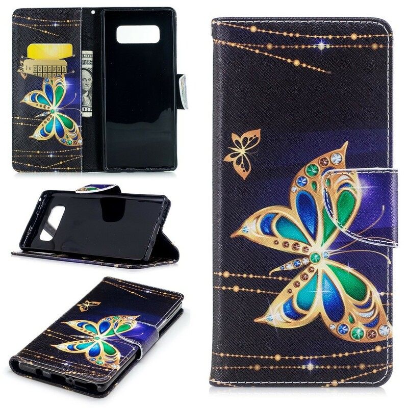 Kotelot Samsung Galaxy Note 8 Magic Butterfly