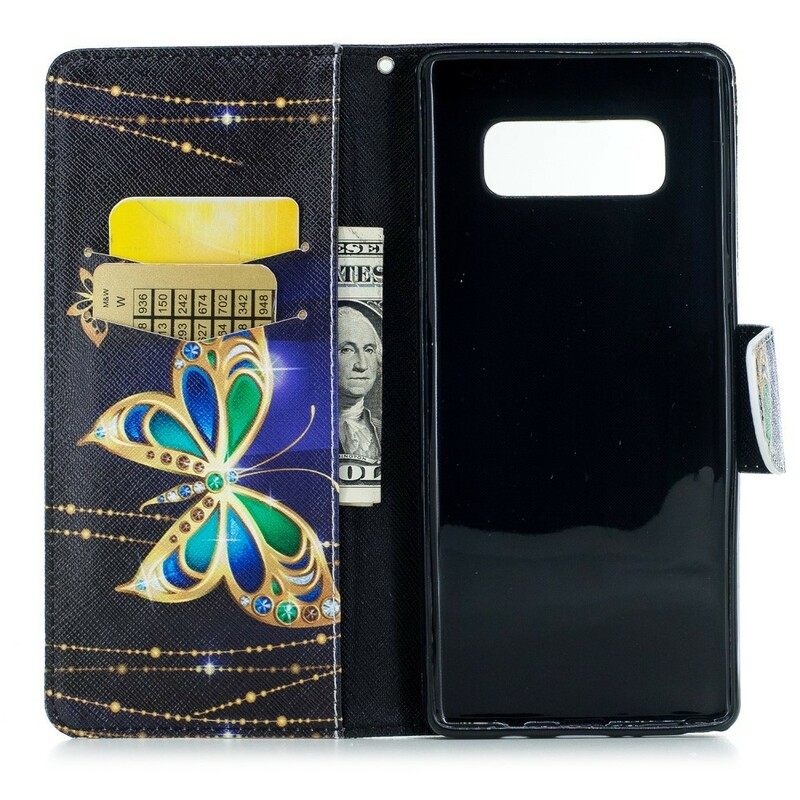 Kotelot Samsung Galaxy Note 8 Magic Butterfly