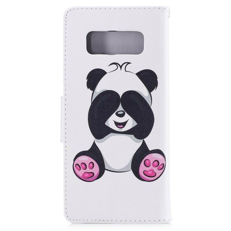 Kotelot Samsung Galaxy Note 8 Panda Hauskaa