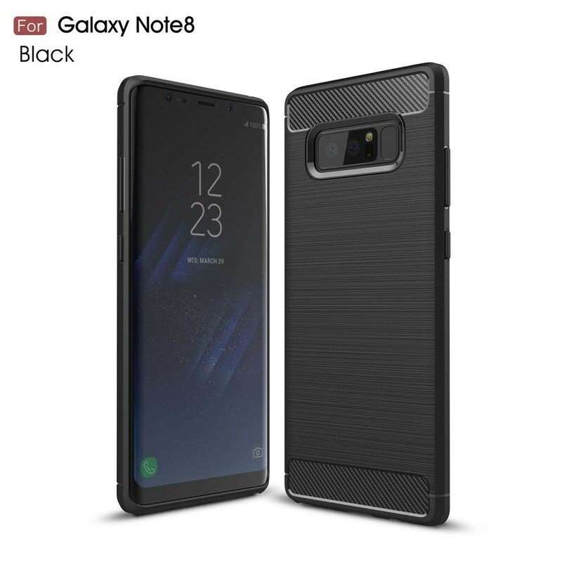 Kuori Samsung Galaxy Note 8 Harjattu Hiilikuitu