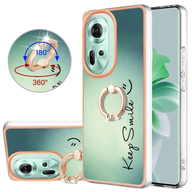 Case Oppo Reno 11 5g Puhelinkuoret Pidä Hymysormuksen Pidike