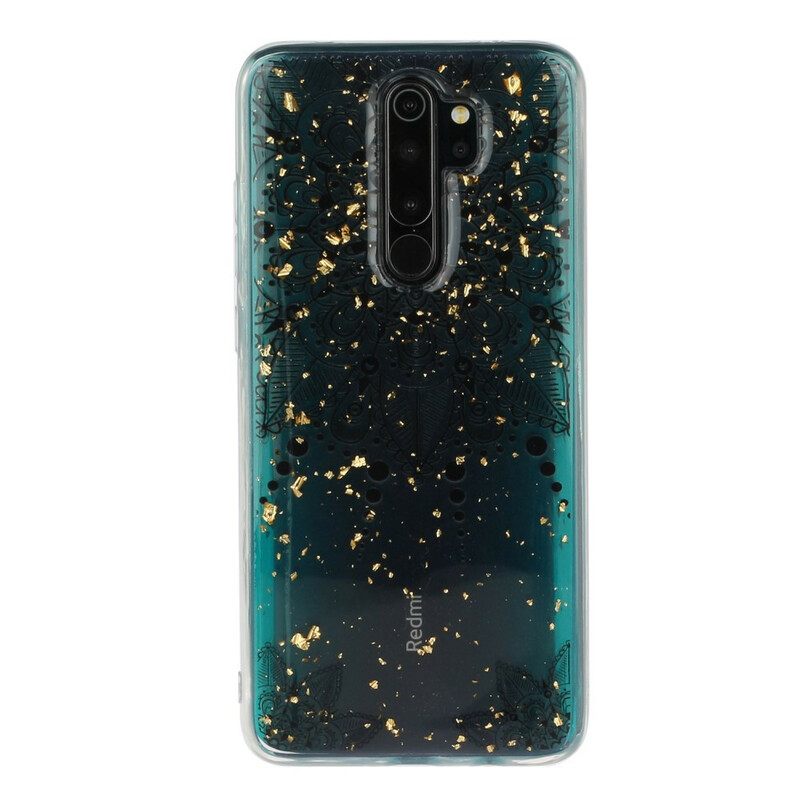 Case Xiaomi Redmi Note 8 Pro Saumaton Harmaa Mandala