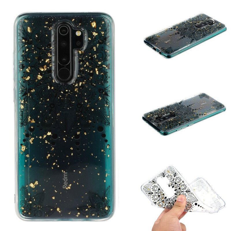 Case Xiaomi Redmi Note 8 Pro Saumaton Harmaa Mandala