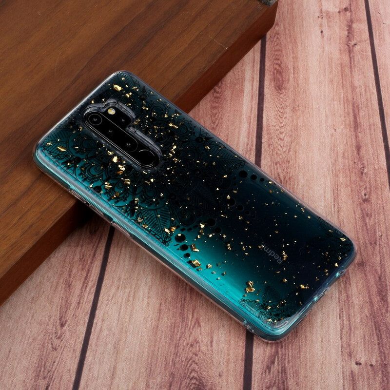 Case Xiaomi Redmi Note 8 Pro Saumaton Harmaa Mandala