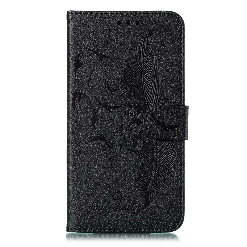 Kotelot Xiaomi Redmi Note 8 Pro Faux Leather Elä Unelmasi