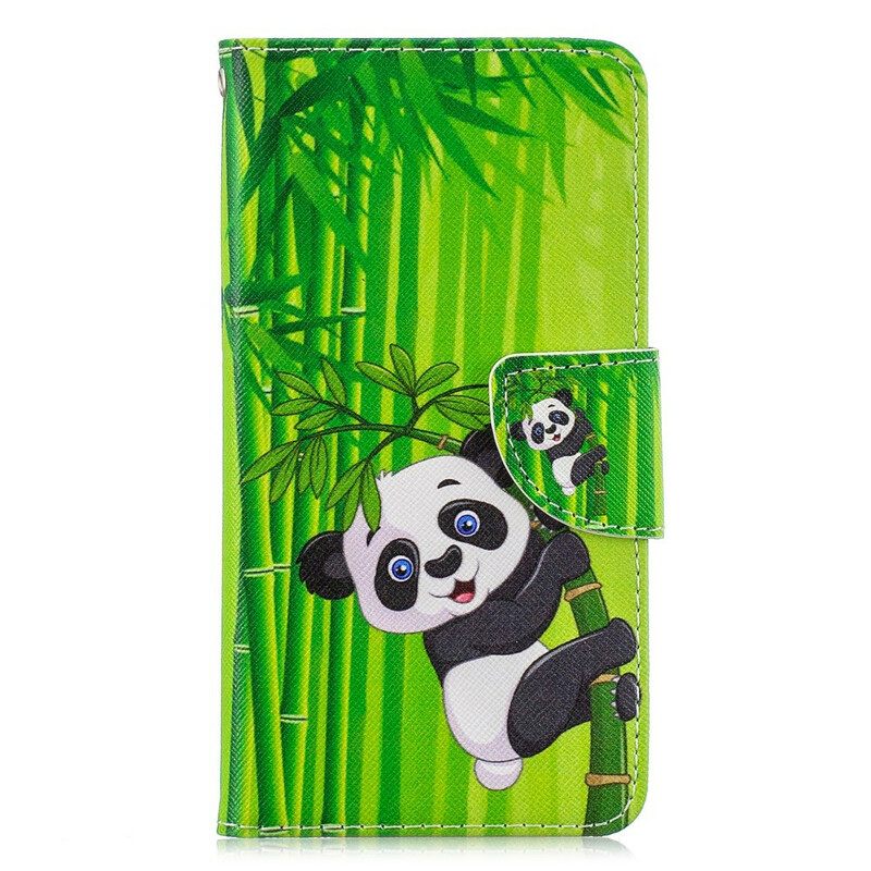 Kotelot Xiaomi Redmi Note 8 Pro Panda Ja Bamboo