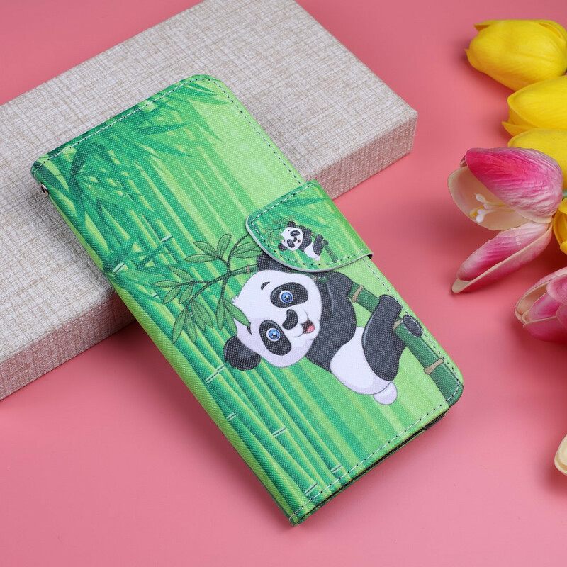 Kotelot Xiaomi Redmi Note 8 Pro Panda Ja Bamboo