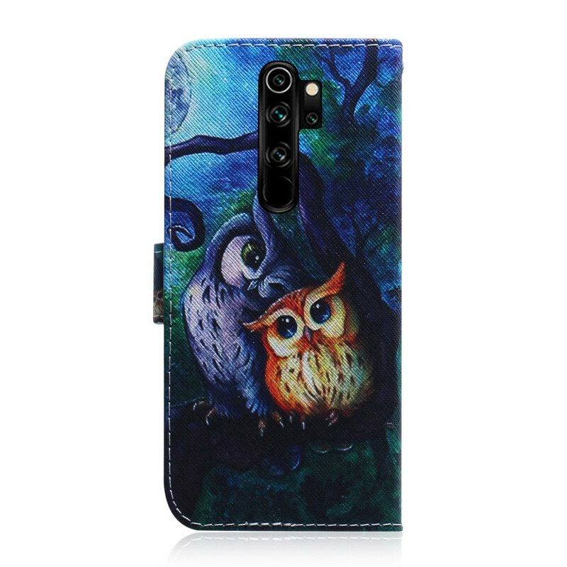 Kotelot Xiaomi Redmi Note 8 Pro Pöllöjen Maalaus