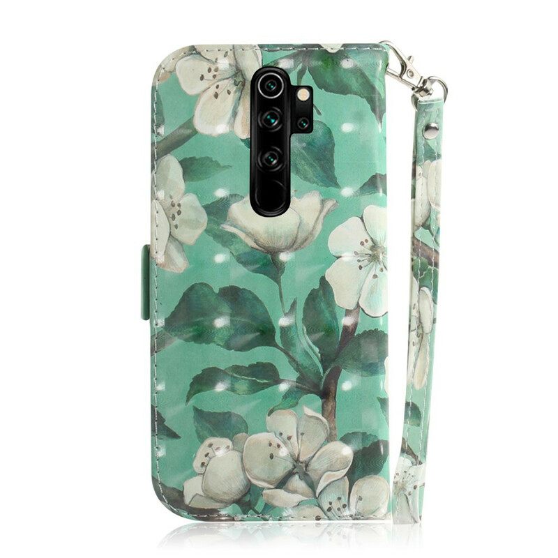 Kotelot Xiaomi Redmi Note 8 Pro Suojaketju Kuori Strap Flower Branch