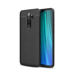 Kuori Xiaomi Redmi Note 8 Pro Nahkaefekti Litsi Kaksinkertainen Linja