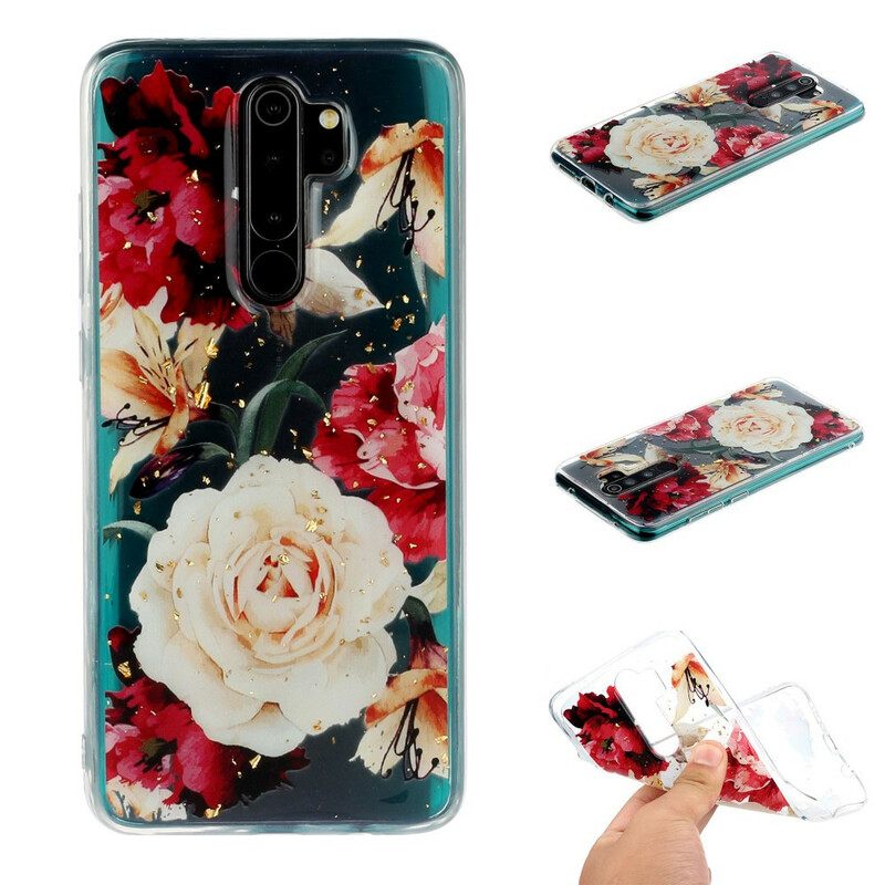 Kuori Xiaomi Redmi Note 8 Pro Transparente Upeita Kukkakimppuja