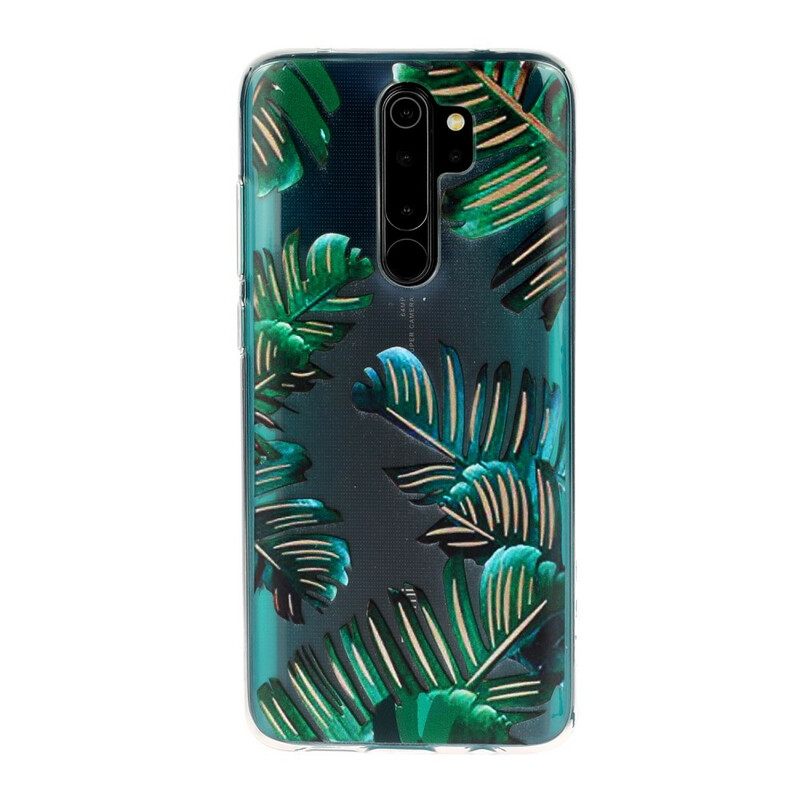 Kuori Xiaomi Redmi Note 8 Pro Vihreät Lehdet