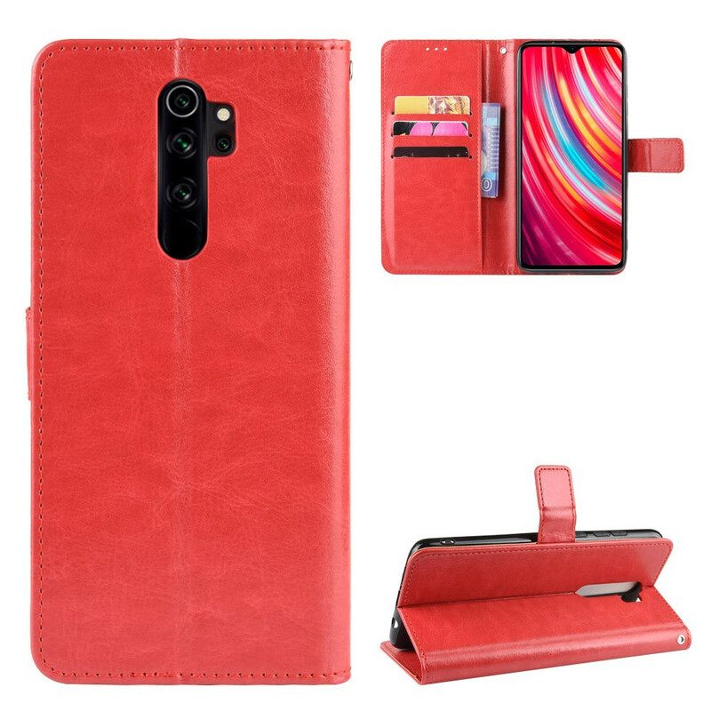 Nahkakotelo Xiaomi Redmi Note 8 Pro Keinonahka Näyttävä